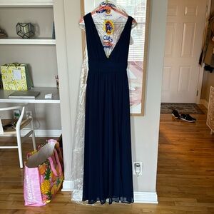 Lulus xs navy blue dress